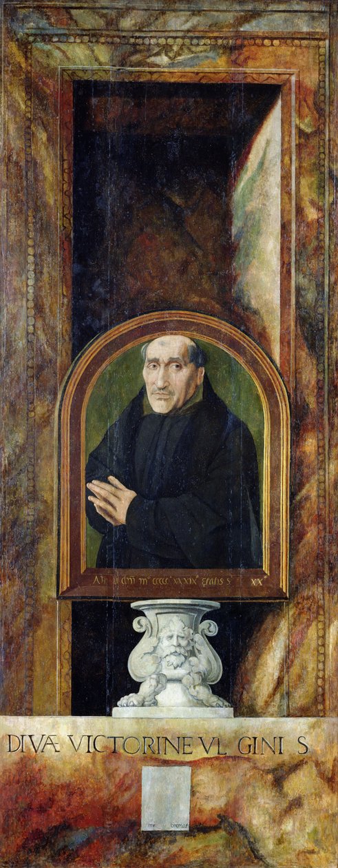 Jacques Coëne, Abbé de Marchiennes Triptyque de Sainte Ursule , c.1539 · Jan van Scorel Musee de la Chartreuse Douai