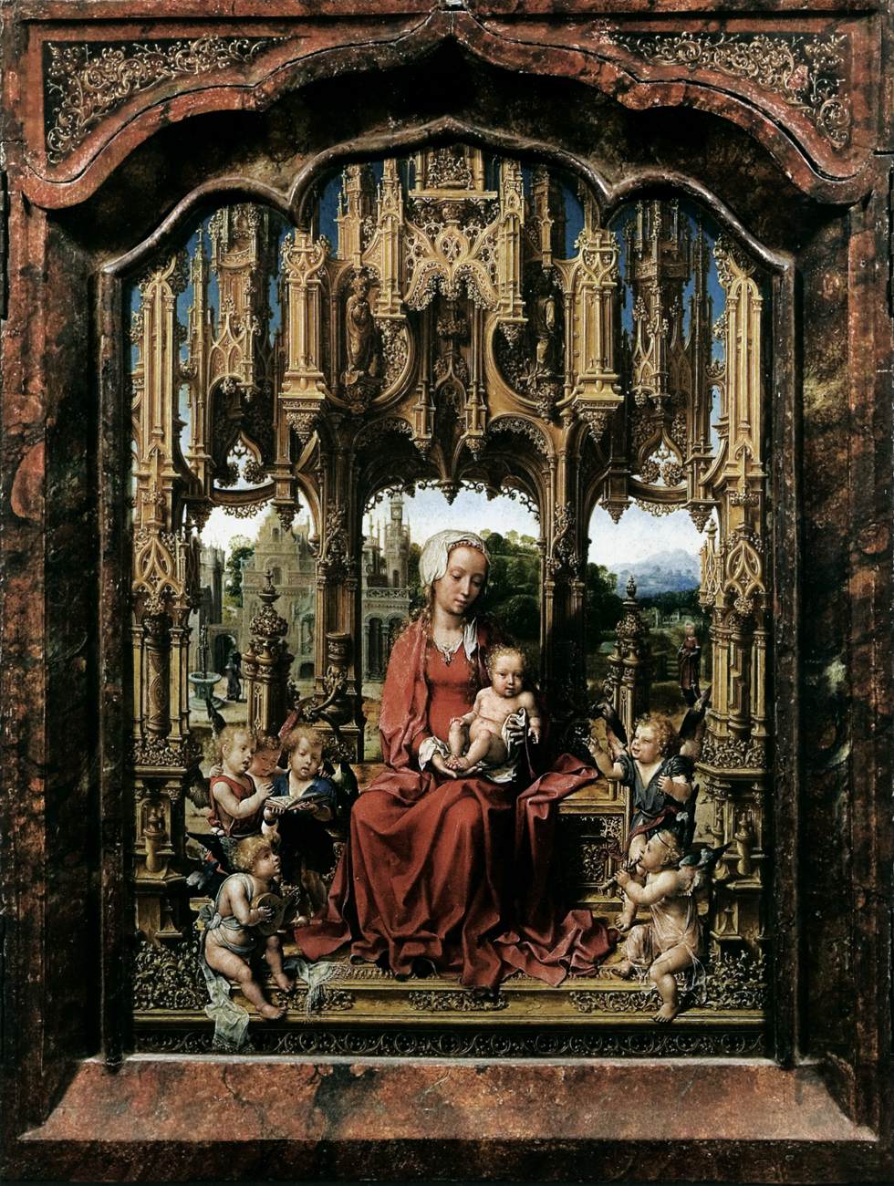 Jan Gossart Gerard David The Malvagna Triptych, ca. 1513–15 central