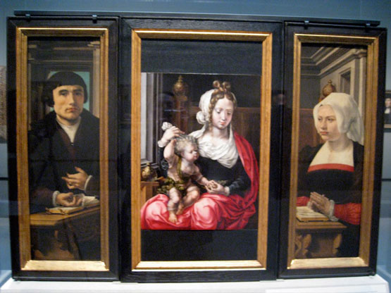 Jan Gossart Norfolk Triptych reconstitue