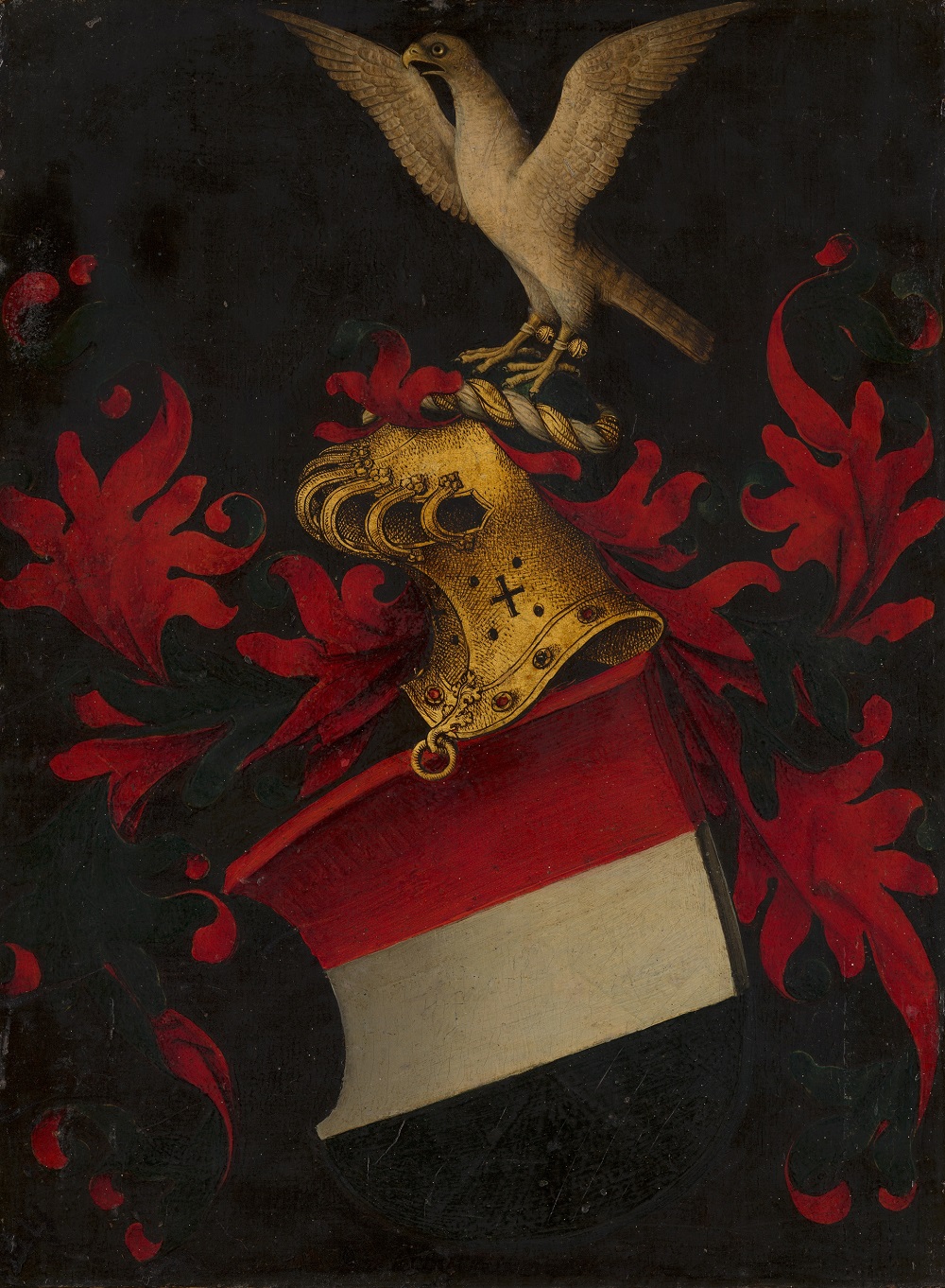 Memling Portrait d'un membre de la famille Lespinette Mauritshuis La Haye revers
