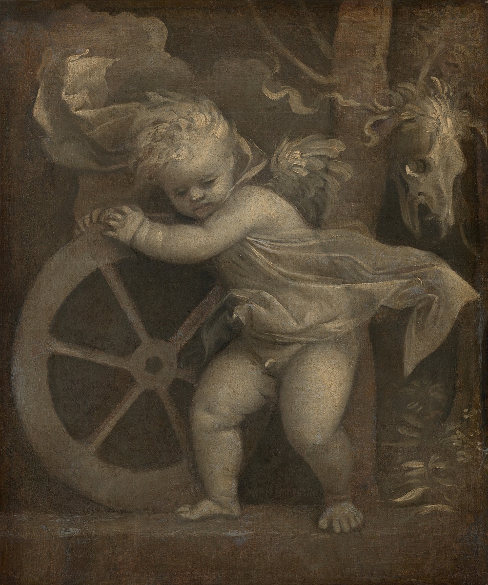 Titien 1520 ca cupid_with_the_wheel_of_time_NGA 1939.1.213