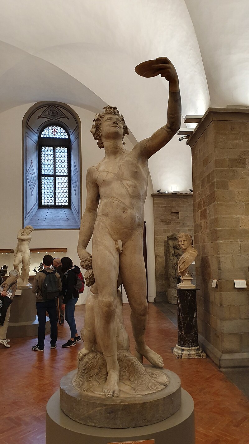 1515 Bacchus_by_Jacopo_Sansovino bargello