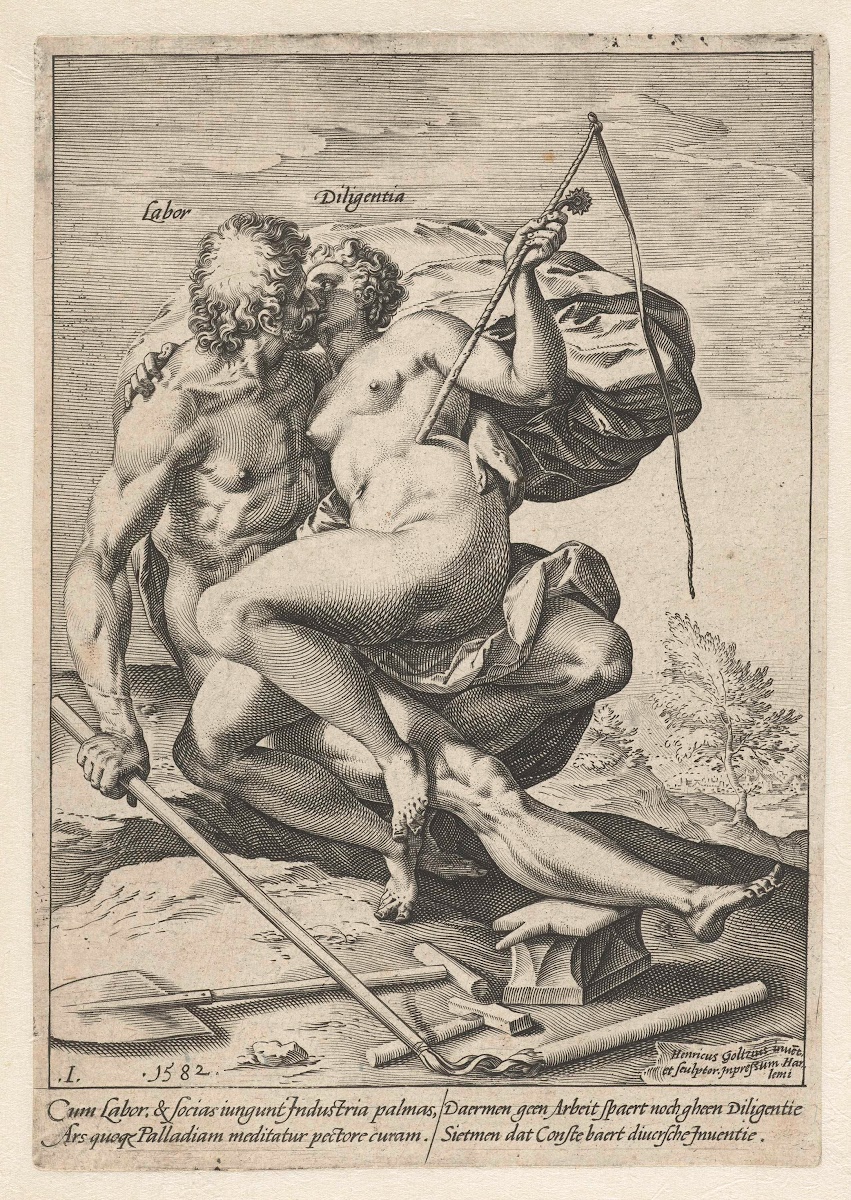 1582 hendrick_goltzius travail et diligence