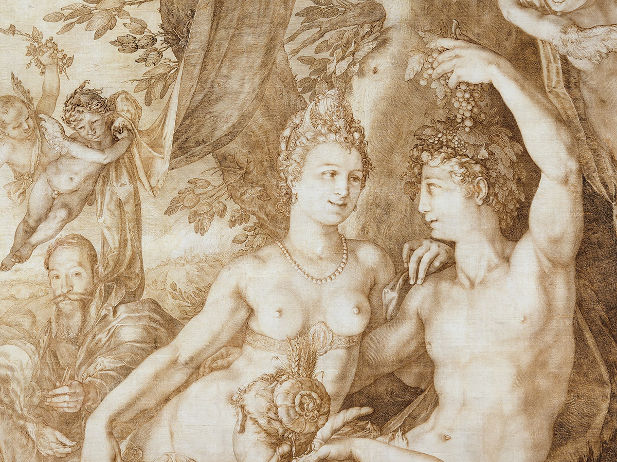 1606 Hendrick Goltzius, Without Ceres and Bacchus, Venus would freeze, ermitage quatuor
