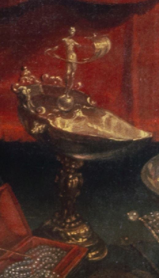 Hendrick_Goltzius_Hermes_presenting_Pandora_to_King_Epimetheus,_1611 kunstmuseum basel detail coupe Fortune