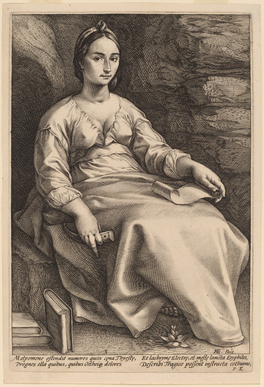 Hendrik_Goltzius 1592 Neuf muses Melpomène