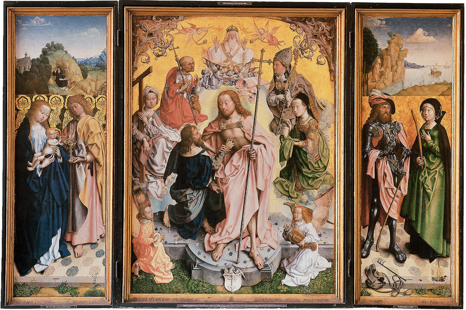 Meister_des_Bartholomäusaltars 1498 Thomasaltar Wallraf-Richartz museum Cologne