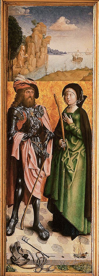 Meister_des_Bartholomäusaltars 1498 Thomasaltar volet droit Wallraf-Richartz museum Cologne