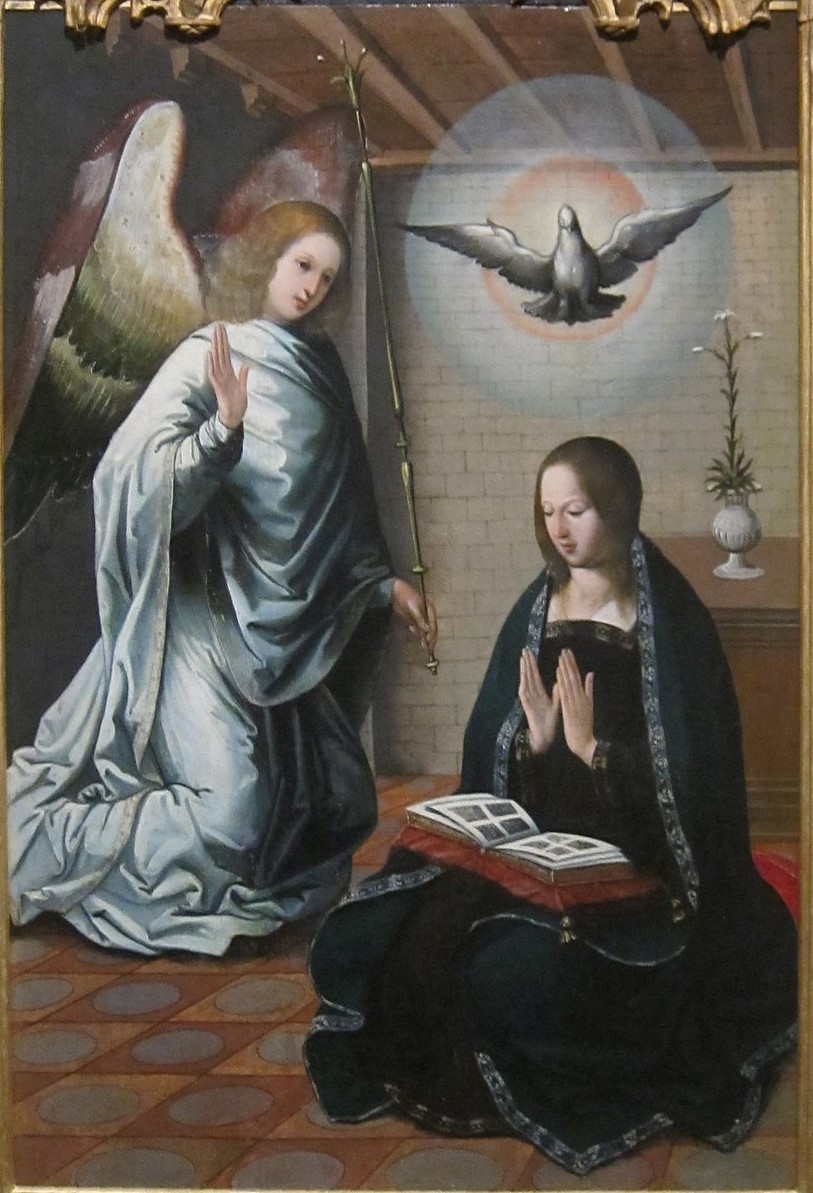 1500 ca Annunciation'_by_Juan_de_Flandes,_Cincinnati_Art_Museum