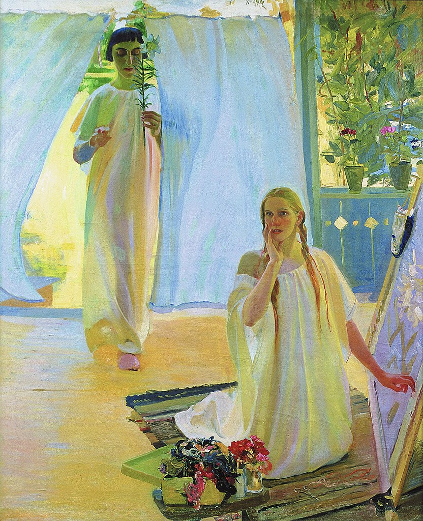 1907-08 Oleksandr_Murashko_-_Annunciation_-_National Art Museum of Ukraine