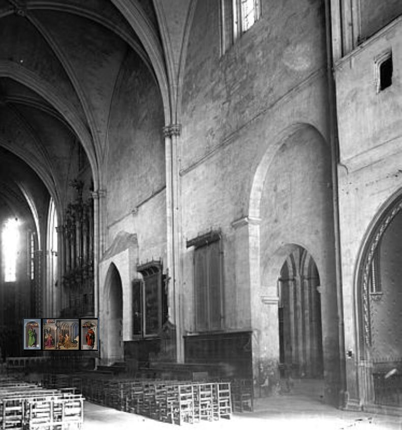 Aix Cathedrale St Sauveur emplacement autel Annonciation