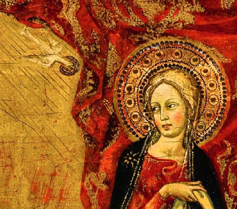 Anunciação_Alvaro_Pires_d´Évora 1430-1434 Museu Nacional de Arte Antiga Lisbonne detail