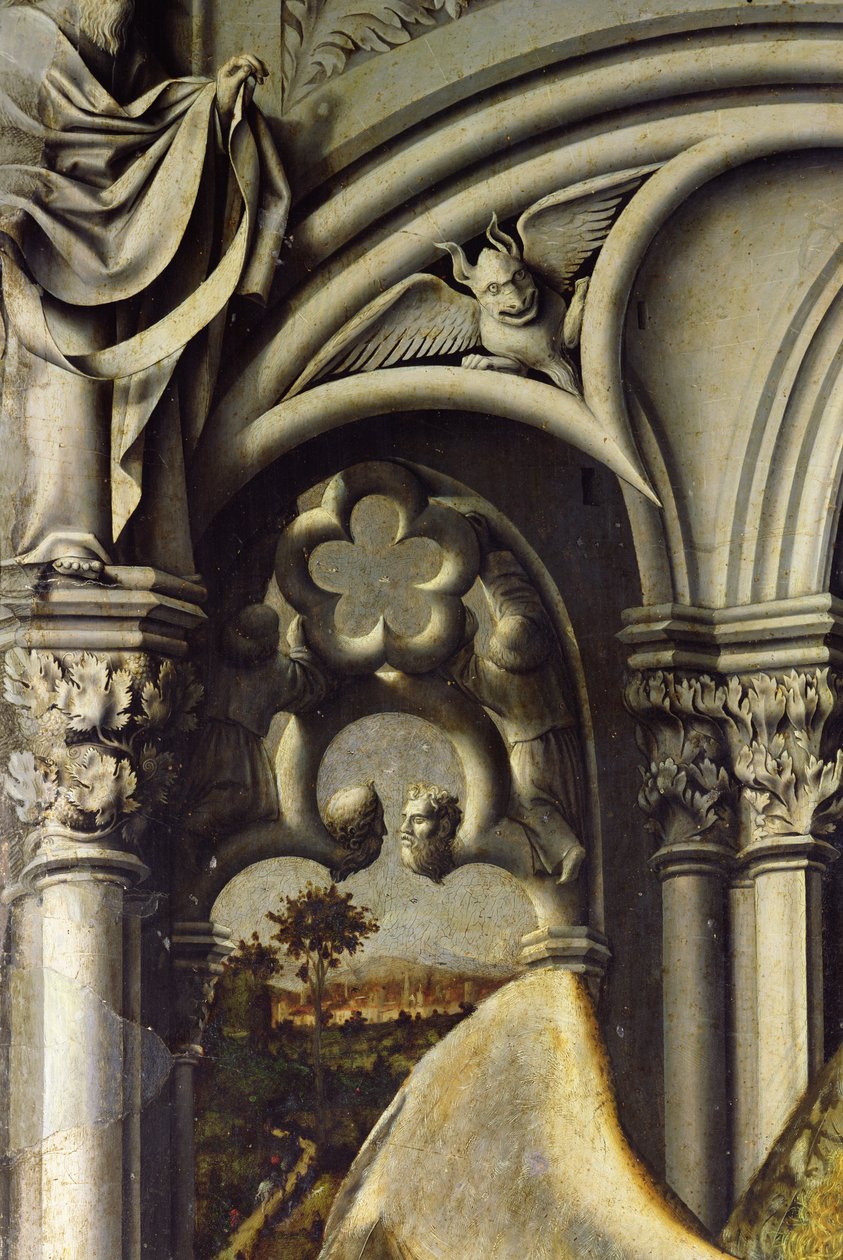 Barthélémy d'Eyck (attr) 1445 ca Musée du Vieil-Aix Annonciation panneau central porte