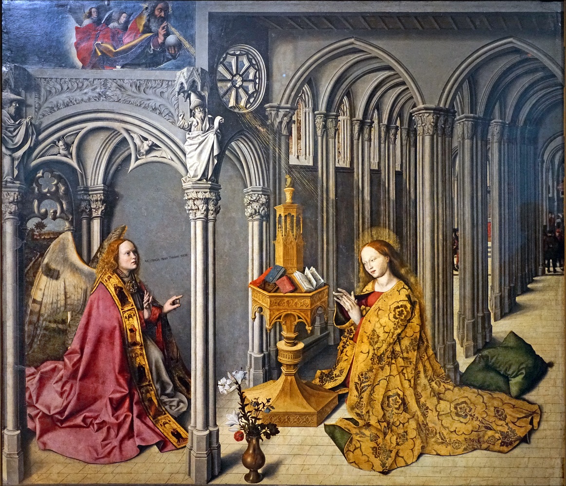 Barthélémy d'Eyck (attr) 1445 ca Musée du Vieil-Aix Annonciation