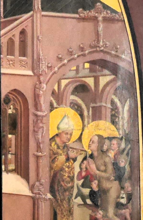 Lucas Moser, 1431, Dernière communion de Marie-Madeleine, Retable de Marie-Madeleine, Tiefenbronn a