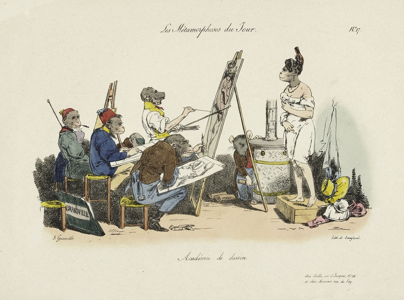 1828-29-grandville-academie_de_dessin-Maison-de-Balzac