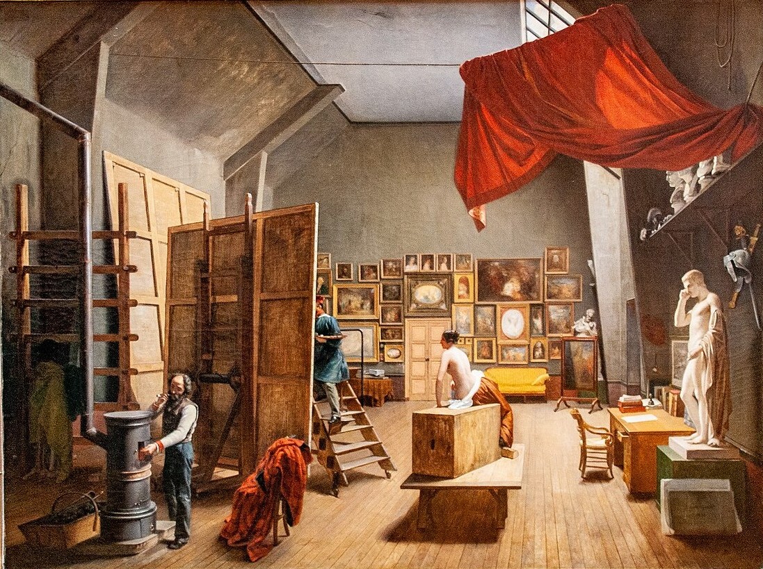 1836 Adrienne Marie Louise Grandpierre-Deverzy L'Atelier d'Abel de Pujol Musee de Valenciennes