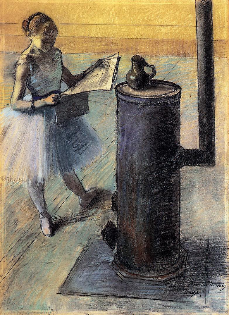 1879 Degas Danseuse lisant coll part