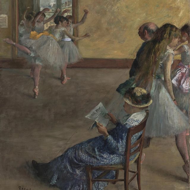 1880 Degas La classe de ballet Philadelphia museum of art