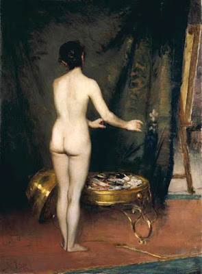 1894 José_Malhoa_ Avant la séance José Malhoa Museum Caldas