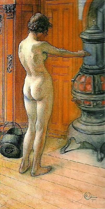 1905 ca Carl Larsson Leontine debout