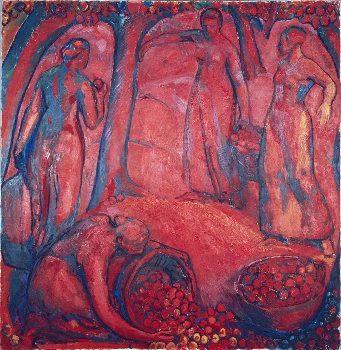 1912 Cuno Amiet roter Apfelernte Kunstmuseum Berne