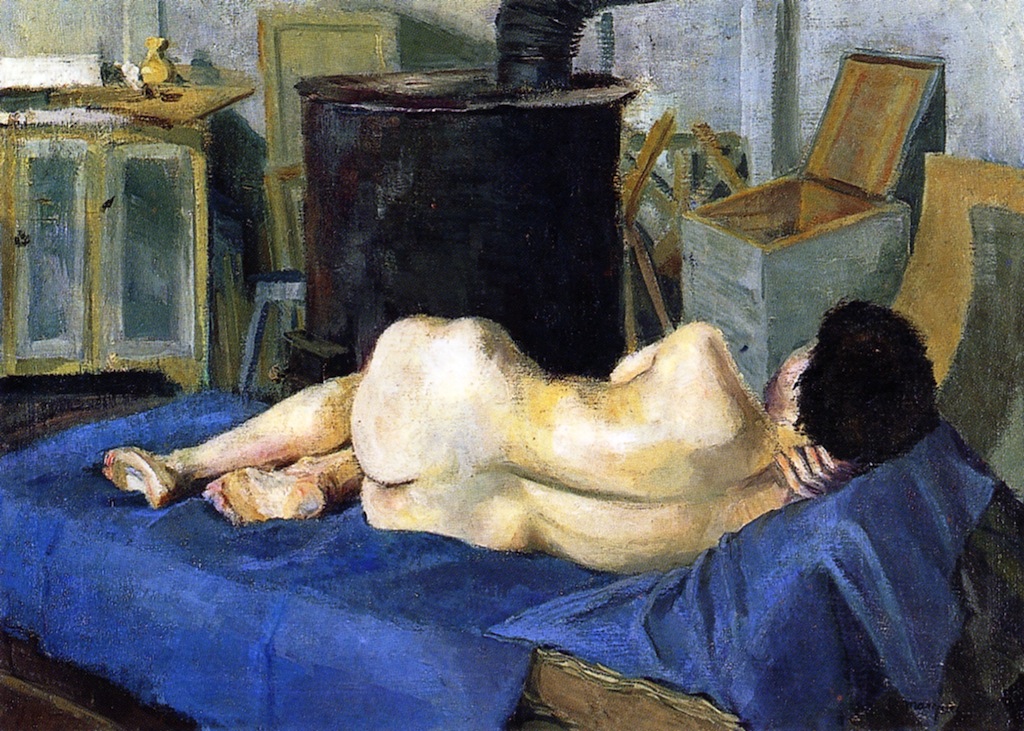 1912 ca Marquet Nude_in_the_Studio_(also_known_as_Female_Nude_Reclining_on_a_Bed_
