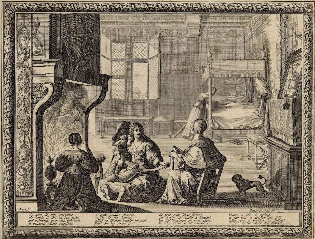 1633 bosse_abraham Le Mariage à la ville La visite de la nourrice British Museum