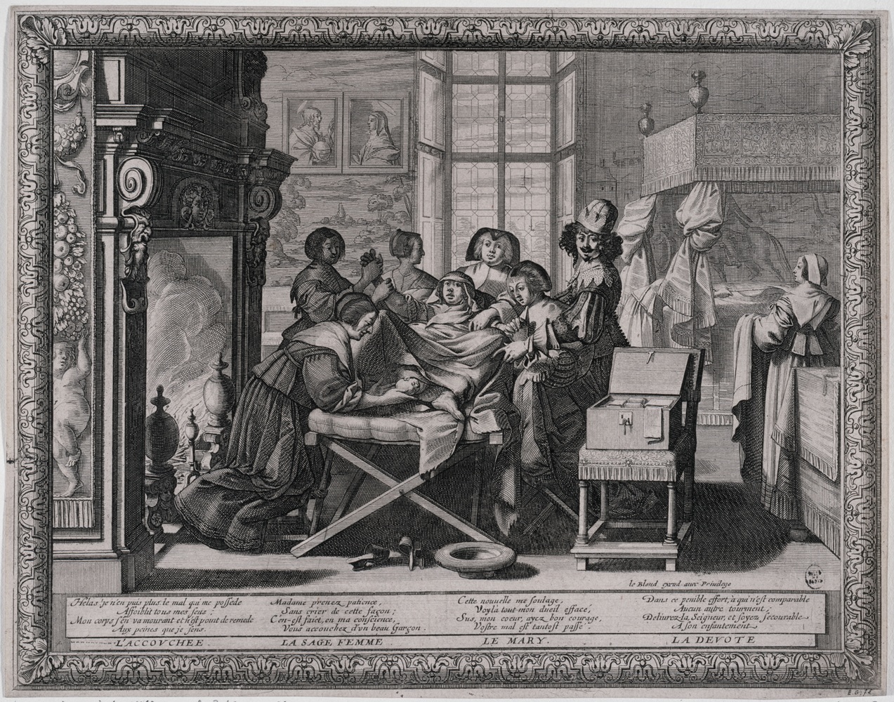 1633-bosse_abraham-Le-Mariage-a-la-ville-laccouchement-Carnavalet