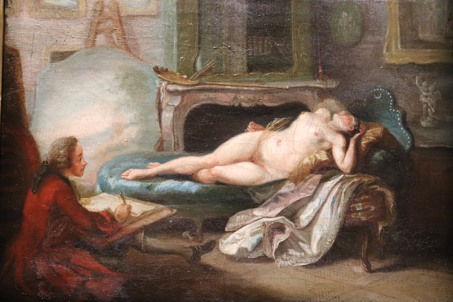 1755 ca Gabriel de Saint Aubin L'Académie particulière Frick Collection