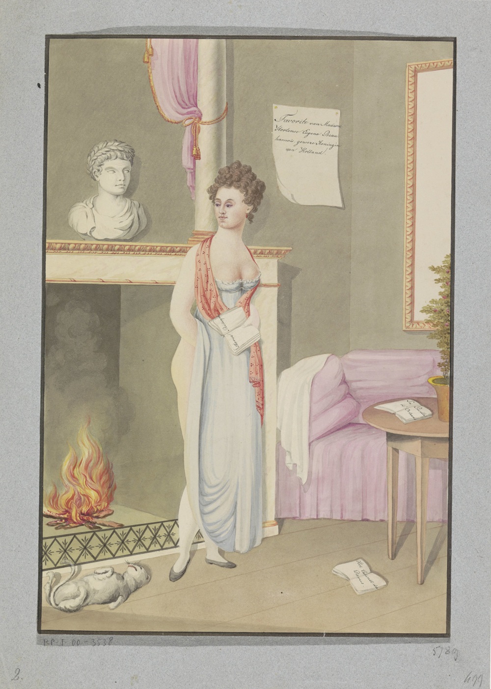 1810 - 1820 Queen Hortense de Beauharnais in her Private Apartments Rijksmuseum