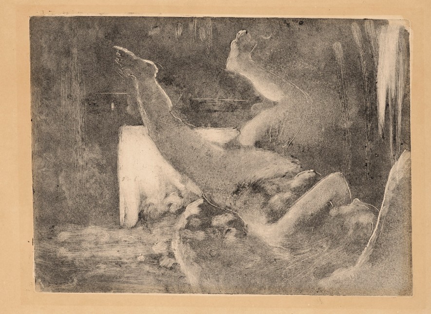 1876-77 Degas Femme nue se chauffant Monotype