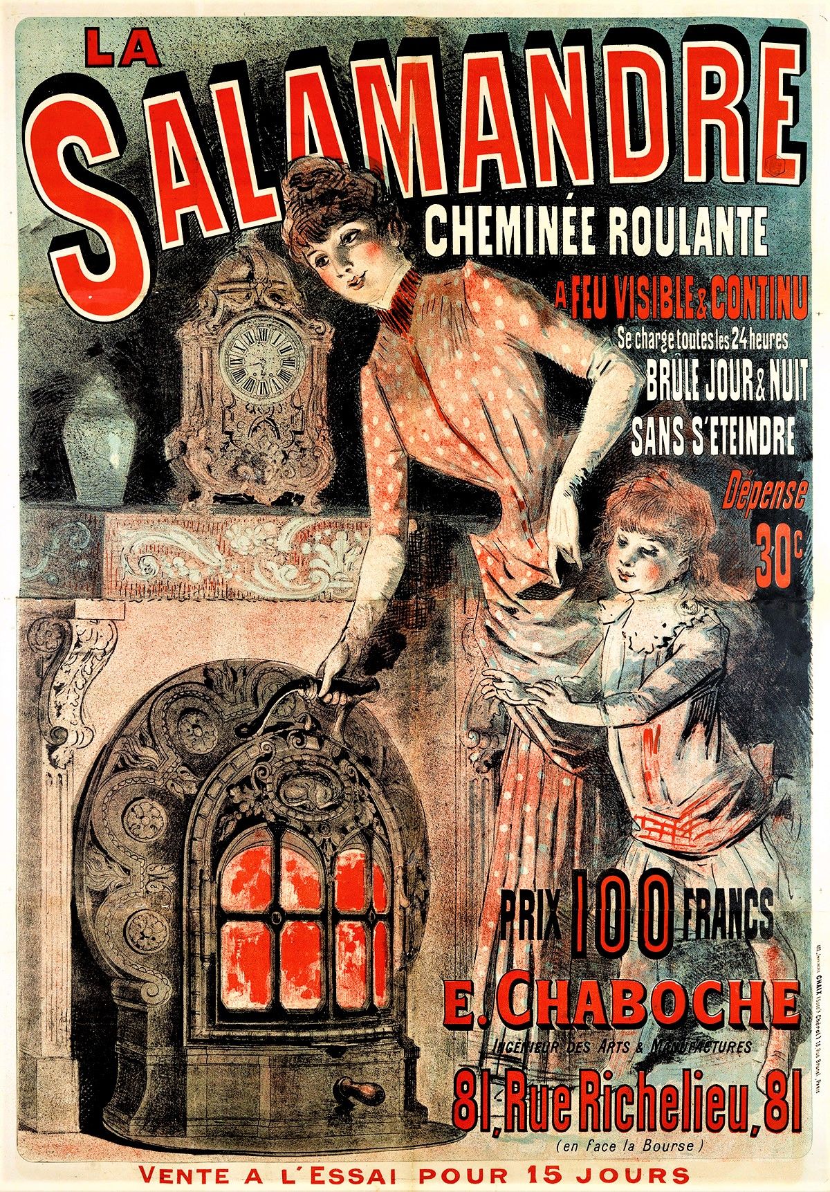 1886-Publicite-de-Cheret-pour-La-Salamandre