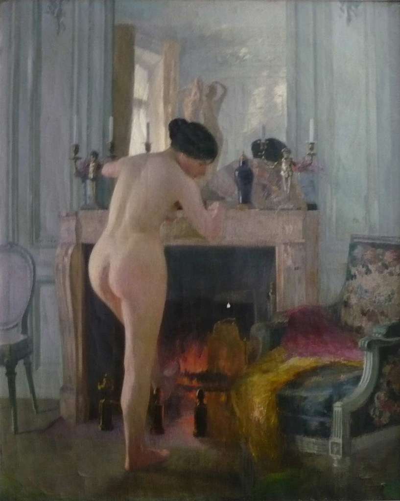 1896 albert-dagnaux-femme-qui-se-chauffe
