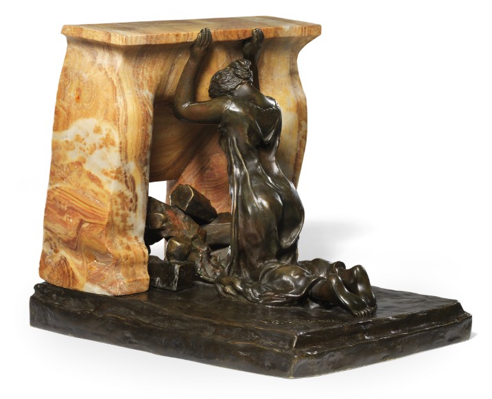 1898 Camille Claudel Femme agenouillée devant une cheminée (La profonde pensée)