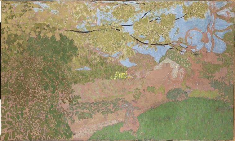 1900 Vuillard_-_La_maisonnette_à_l'Etang-la-Ville Musee de l'Oise Beauvais