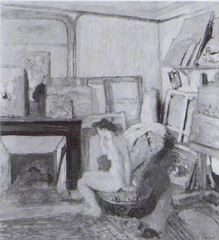 1902-03 Vuillard Modele assis près de la cheminee