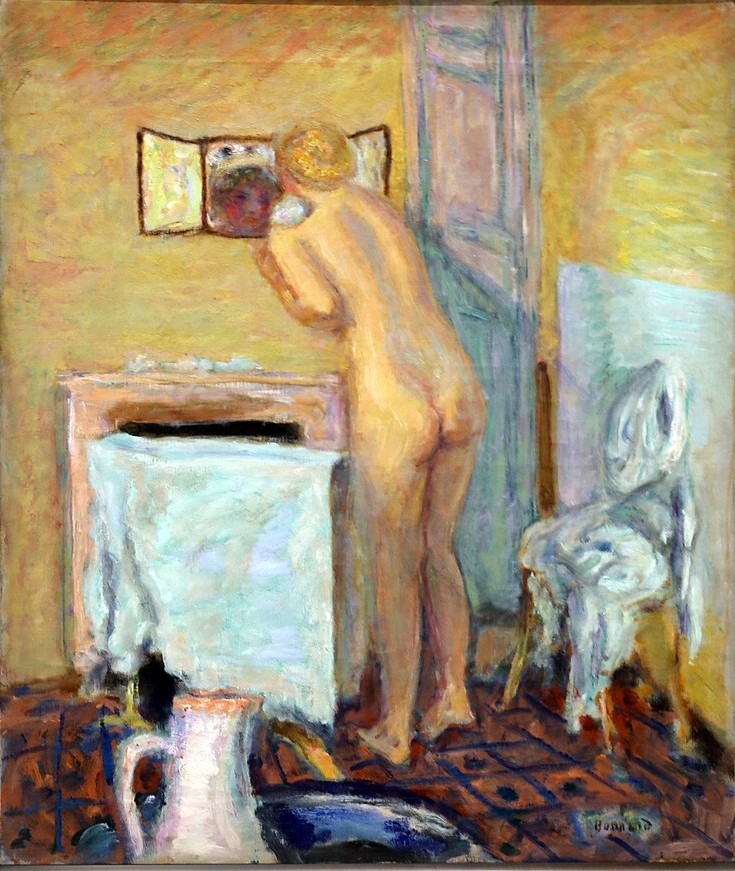 1915 Bonnard, Nu devant la glace ou Baigneuse National Gallery of Ireland
