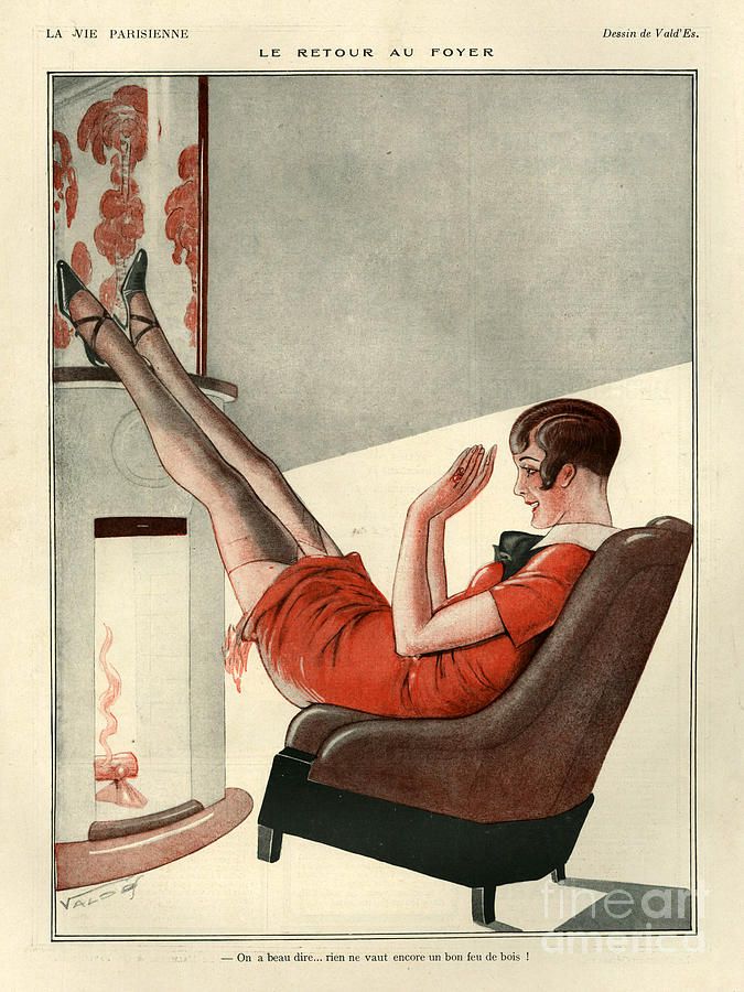 1920 ca Val d'Es Le retour au foyer La vie parisienne