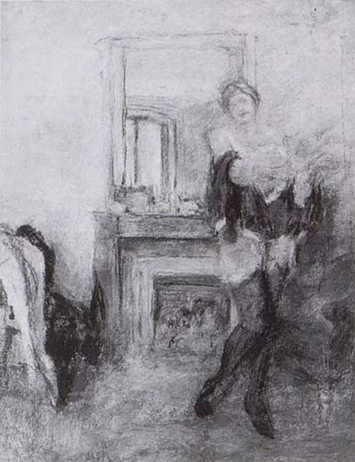 1922-25 Vuillard Modele se deshabillant (atelier de la rue de Calais)