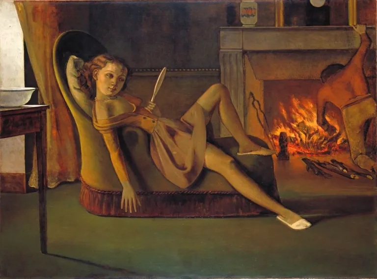 1944-46 the-golden-days-by-balthus Smithsonian Institution, Washington