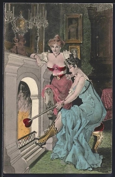 Carte postale, vers 1900