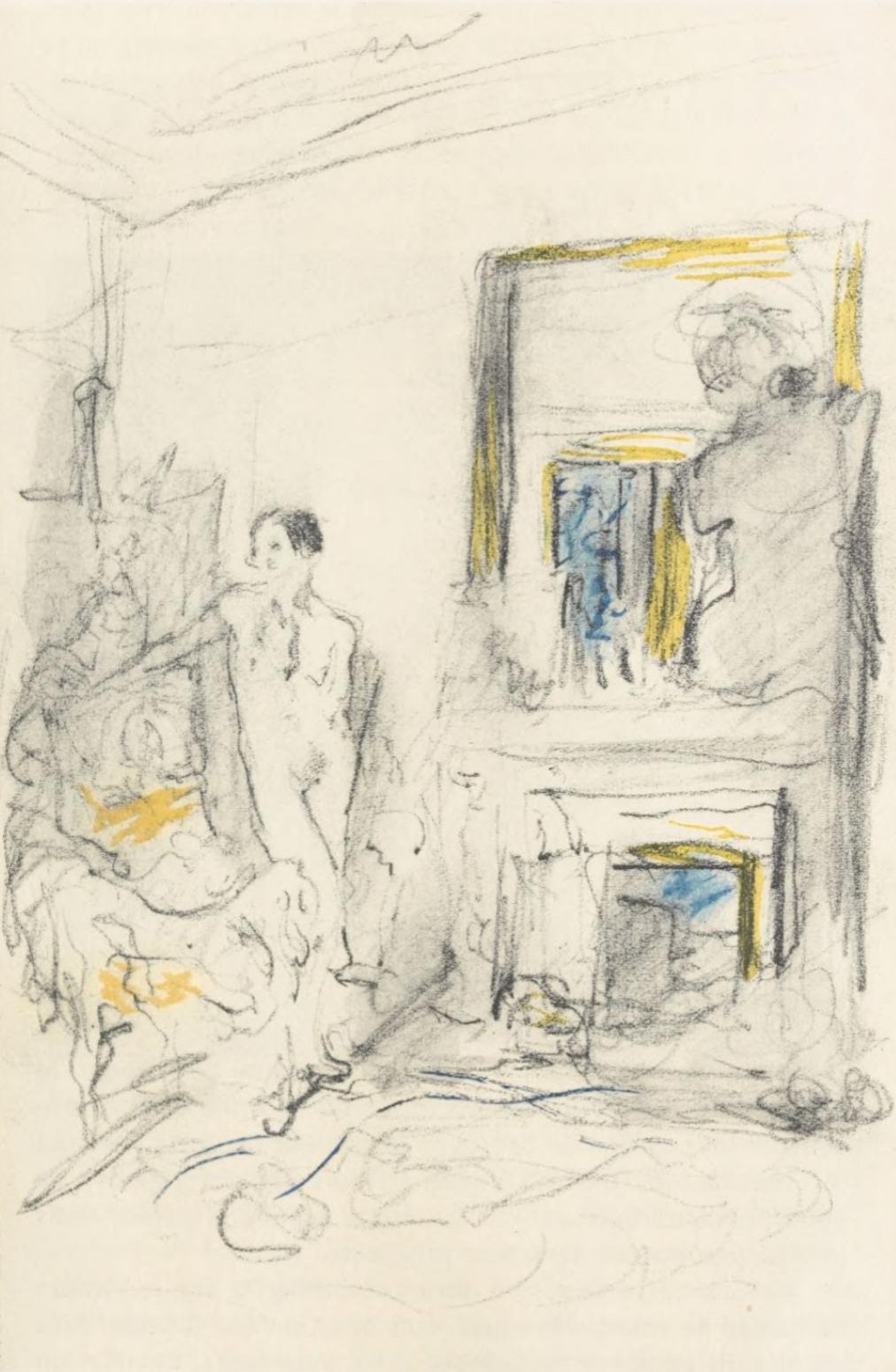 Jacques Salomon, Auprès de Vuillard Avec 74 dessins inédits de Vuillard, dont 6 rehaussés de couleurs et 12 photographies, p 79