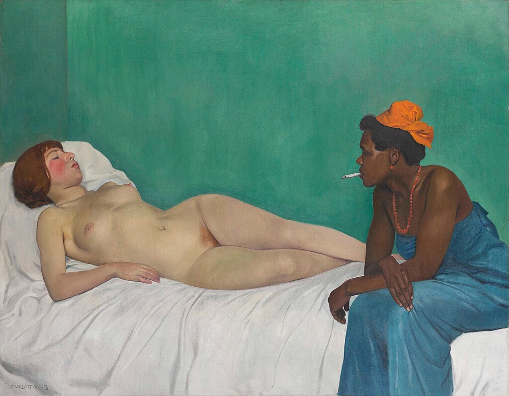 La_Blanche_et_la_Noire_-_Félix_Vallotton_-_1913