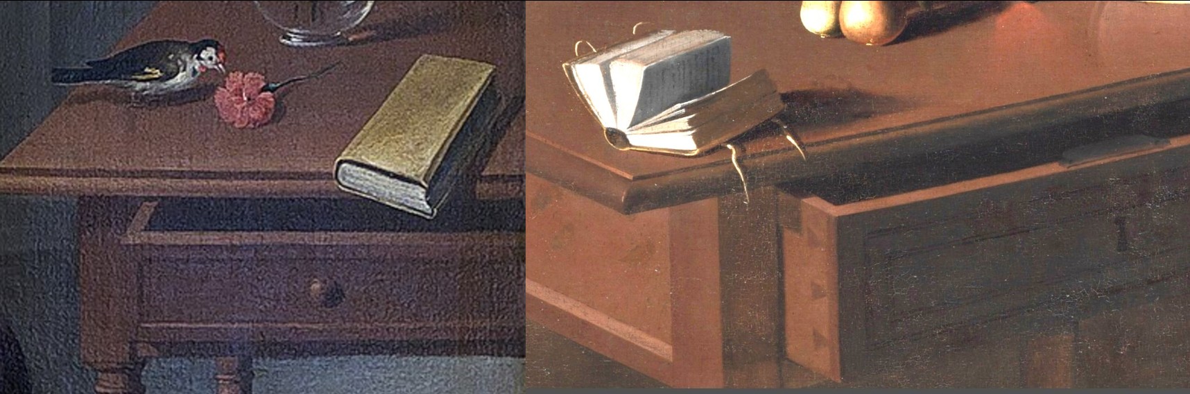 1644-45 zurbaran La Maison de Nazareth, Musee des Beaux-Arts de Cleveland deux tiroirs