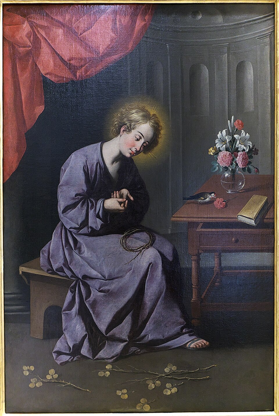 1645-50 El_Niño_de_la_Espina_(Francisco_de_Zurbarán) Museo de Bellas Artes Sevilla