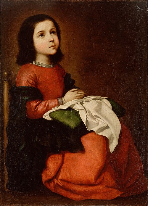 1658-60 Francisco_de_Zurbarán ermitage Museum in St Petersbourg