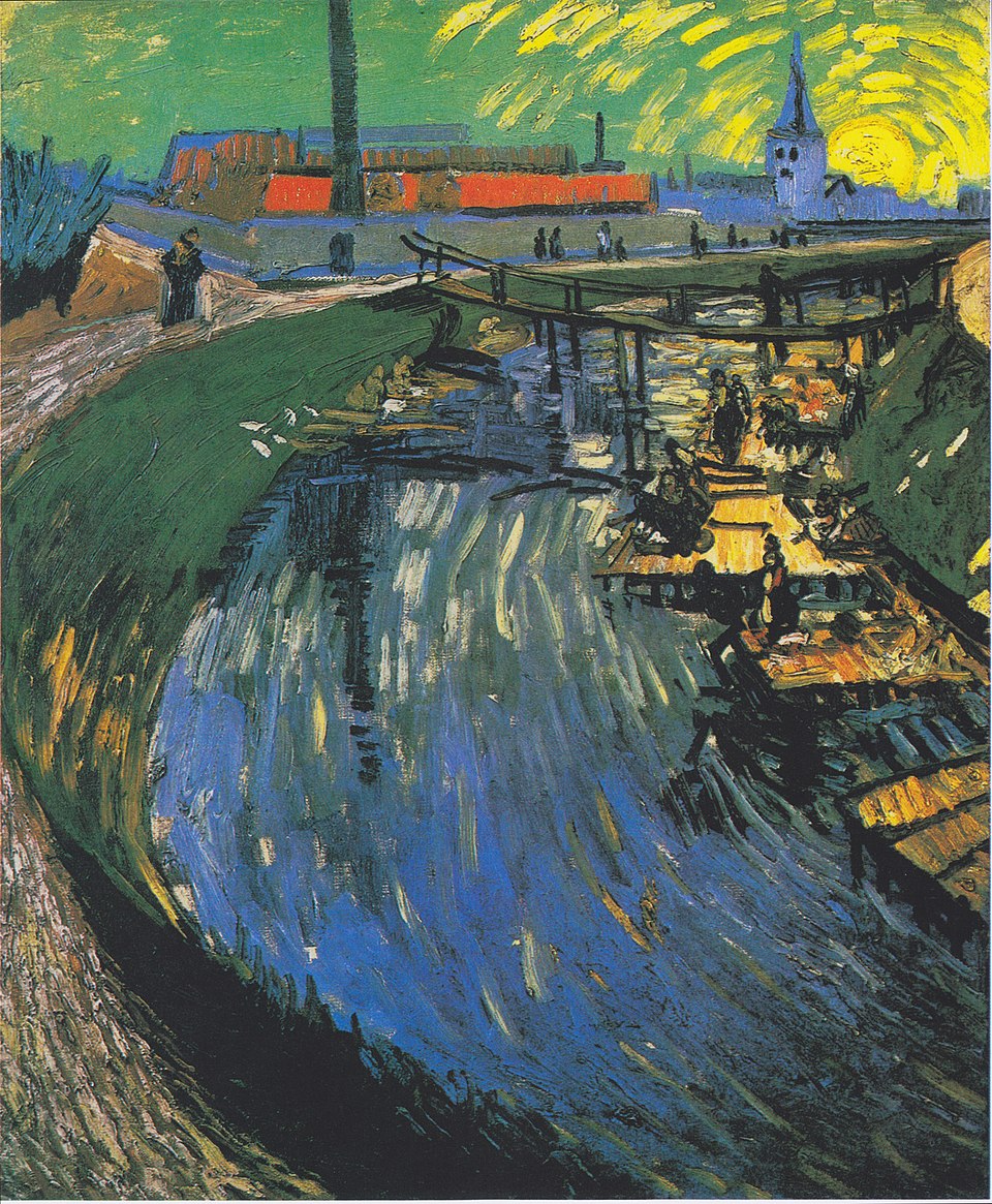 1888 (16 juin -7 juillet) Van_Gogh_-_Der_Kanal__La_Roubine_du_Roi__mit_Waschfrauen coll part F427