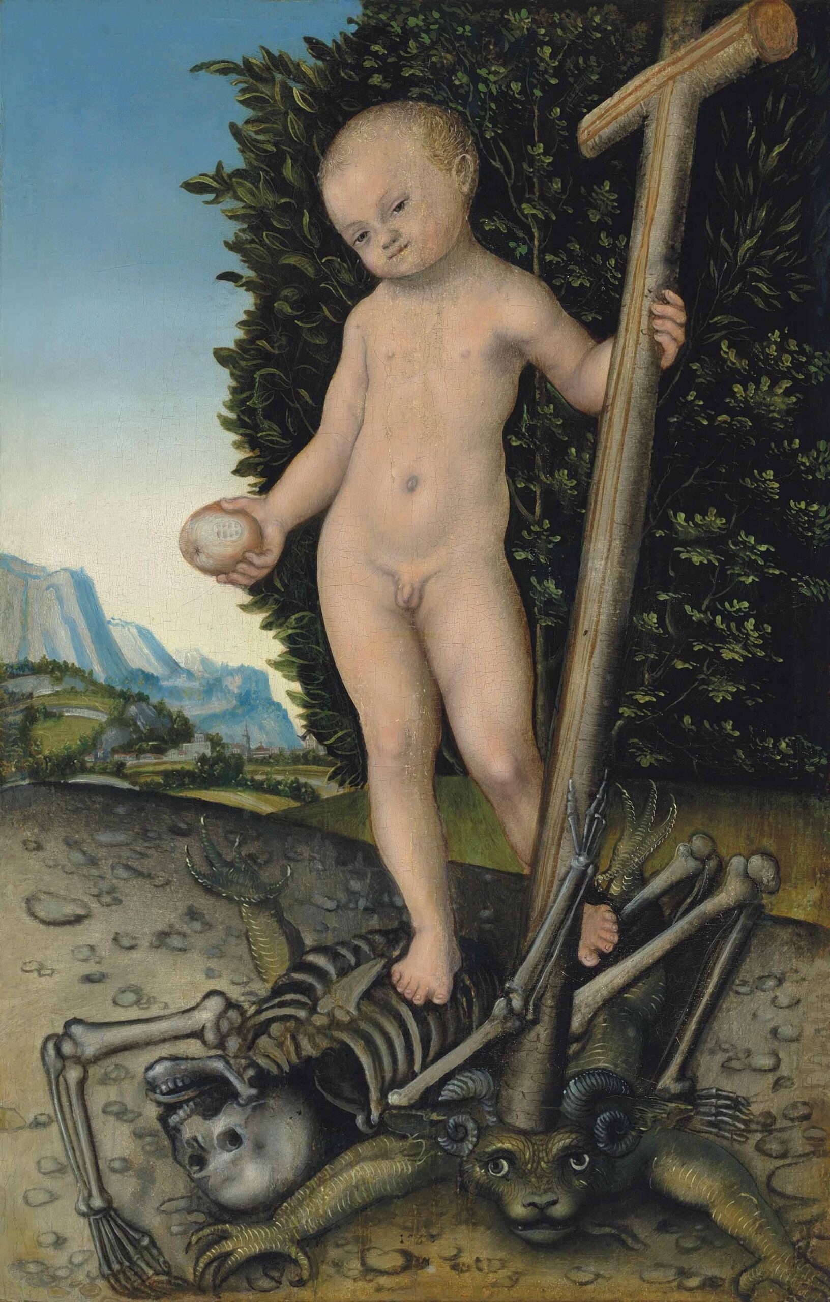 Le Christ enfant rédempteur 1530 ca