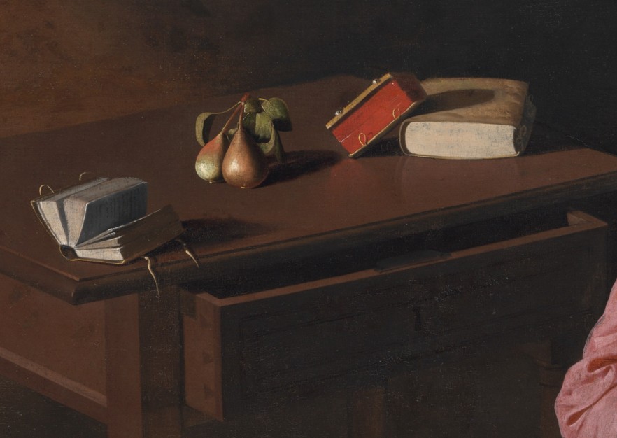 Zurbaran maison de nazareth detail bodegon